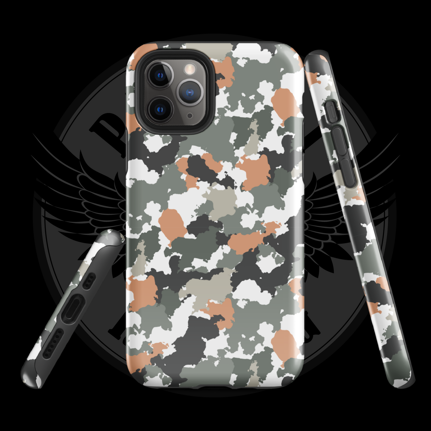 Urban Defender Tactical Camo iPhone Case – Dual-Layer Protection with Free Shipping