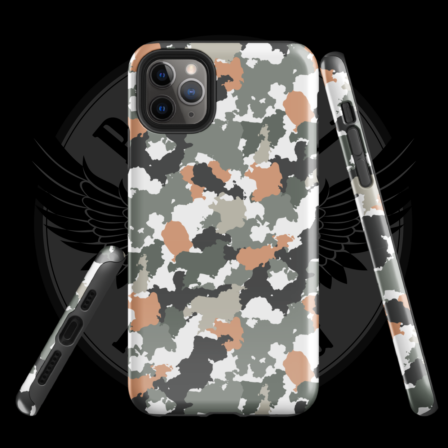 Urban Defender Tactical Camo iPhone Case – Dual-Layer Protection with Free Shipping