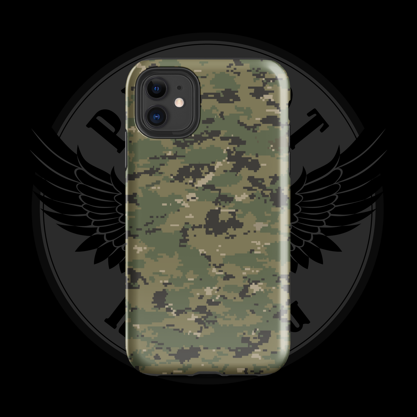 Tactical Operator Camo iPhone Case – Military-Grade Dual-Layer Protection with Free Shipping