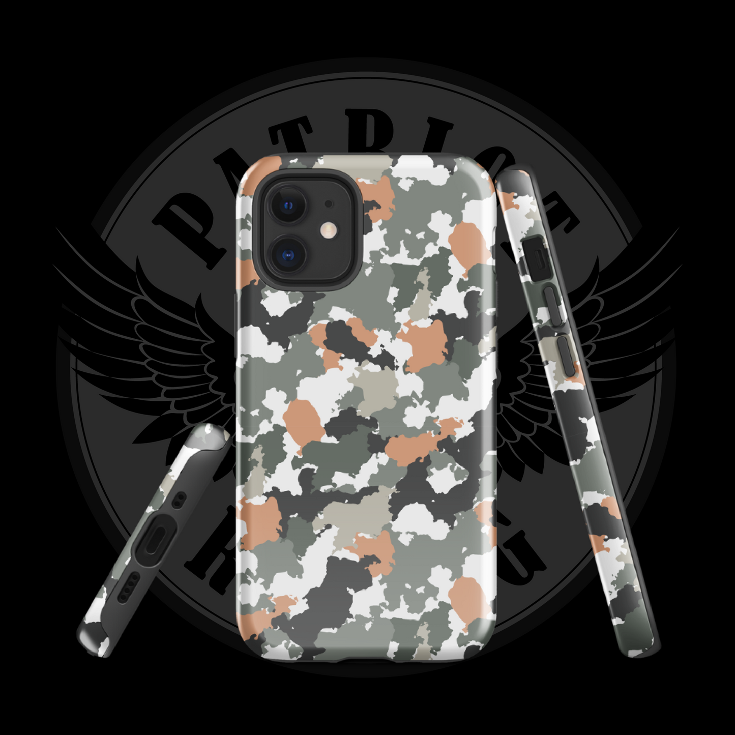 Urban Defender Tactical Camo iPhone Case – Dual-Layer Protection with Free Shipping