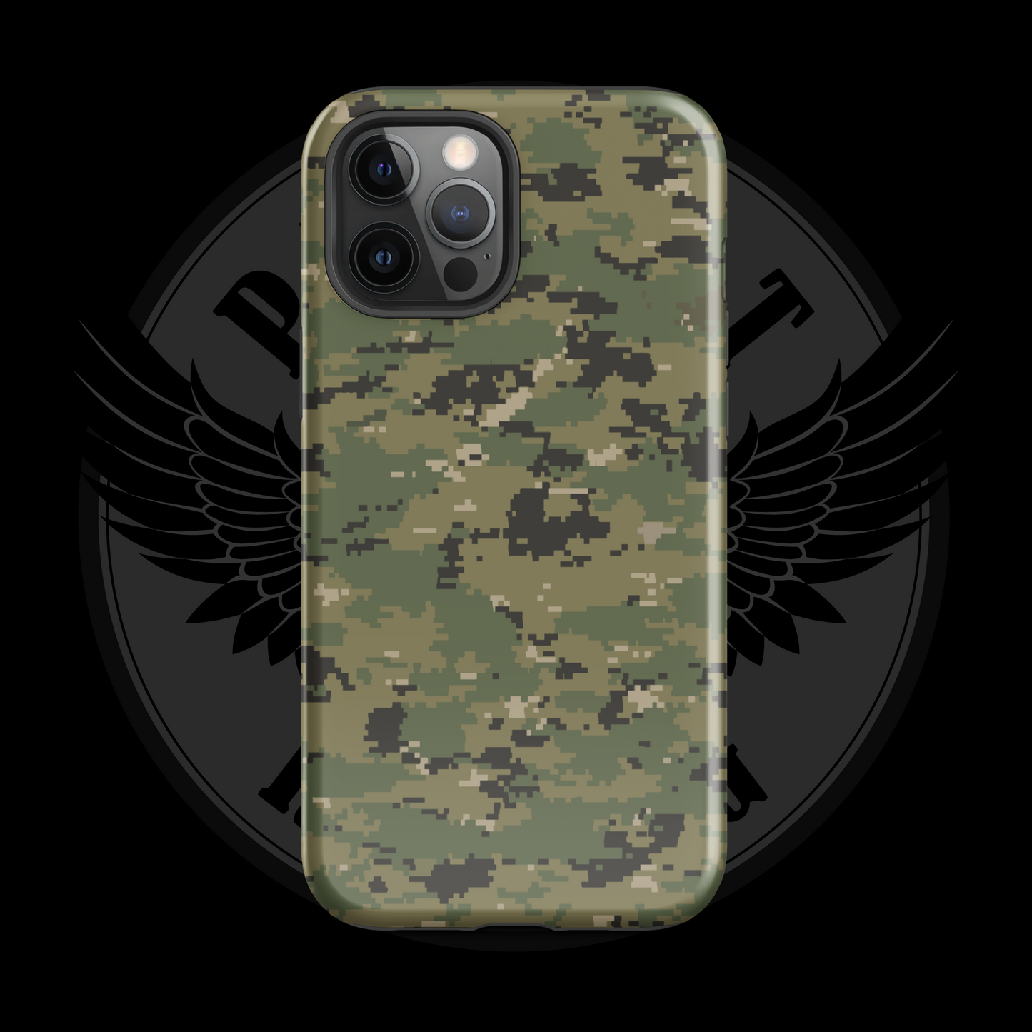 Tactical Operator Camo iPhone Case – Military-Grade Dual-Layer Protection with Free Shipping