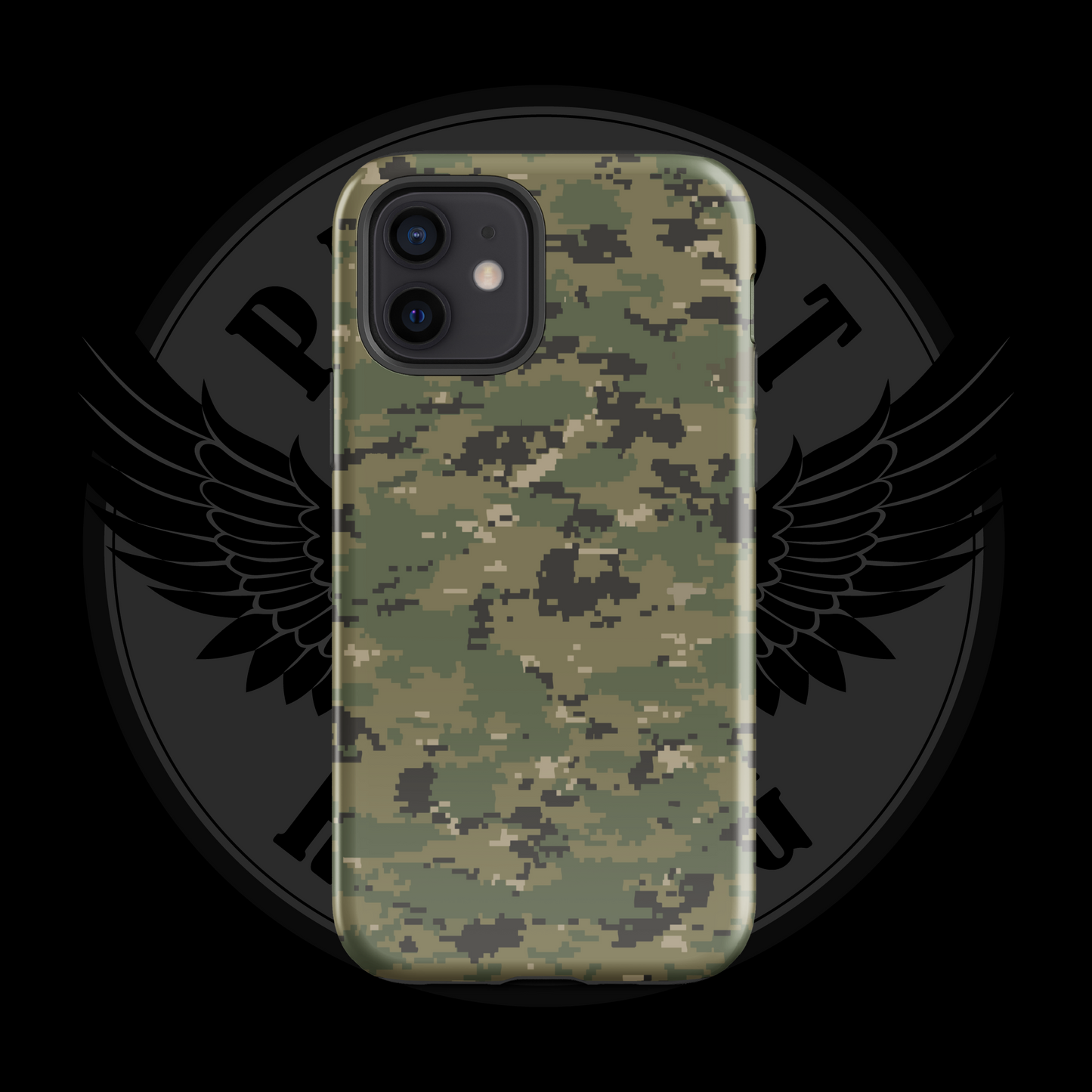 Tactical Operator Camo iPhone Case – Military-Grade Dual-Layer Protection with Free Shipping