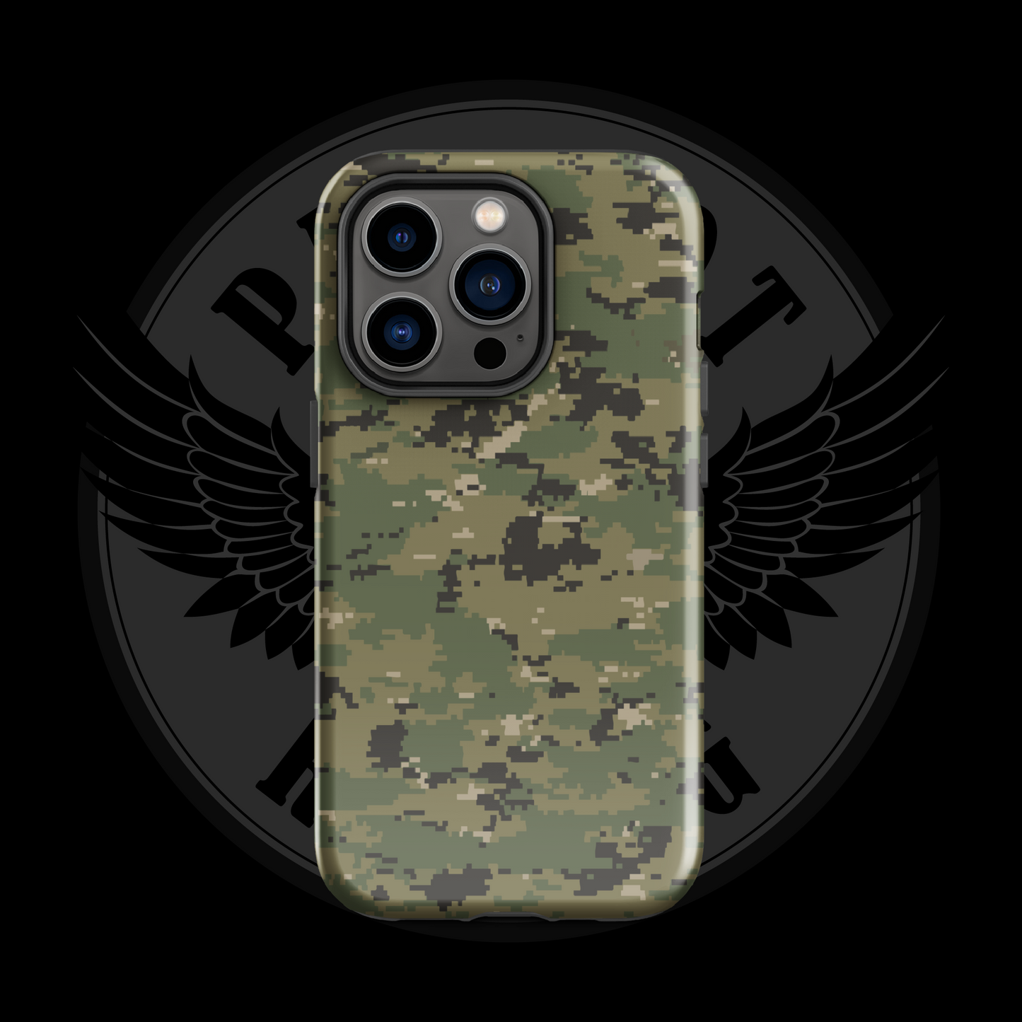 Tactical Operator Camo iPhone Case – Military-Grade Dual-Layer Protection with Free Shipping