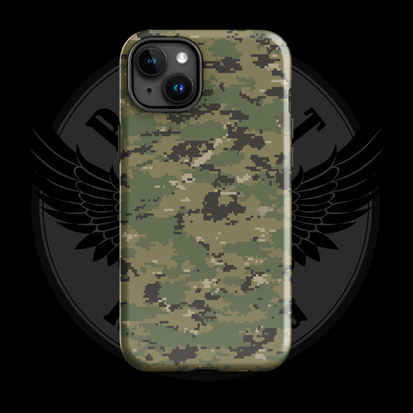Tactical Operator Camo iPhone Case – Military-Grade Dual-Layer Protection with Free Shipping