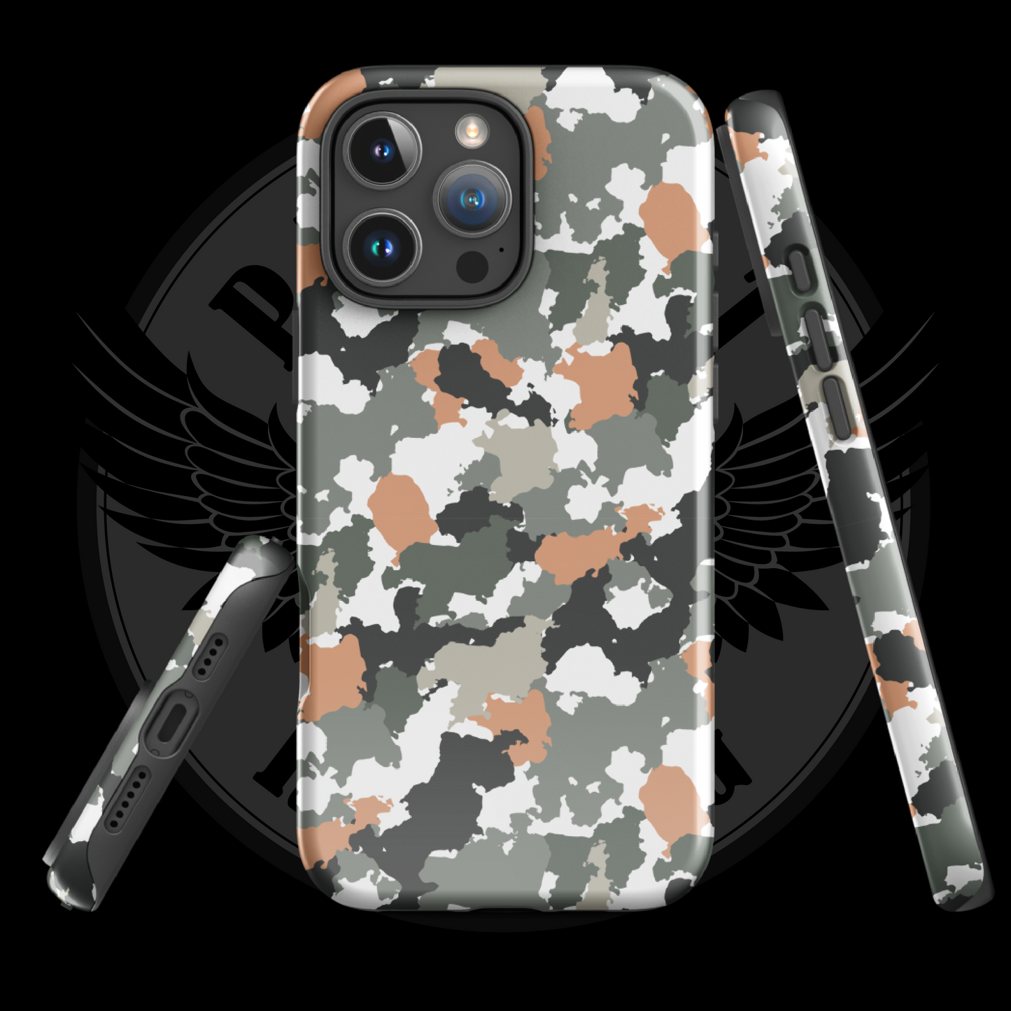 Urban Defender Tactical Camo iPhone Case – Dual-Layer Protection with Free Shipping