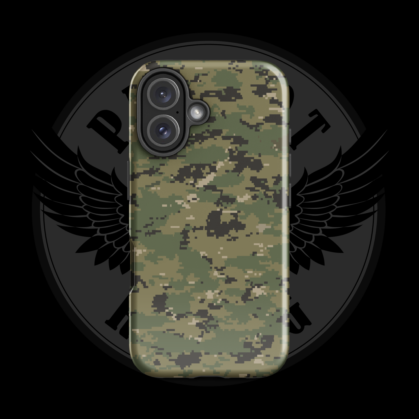 Tactical Operator Camo iPhone Case – Military-Grade Dual-Layer Protection with Free Shipping