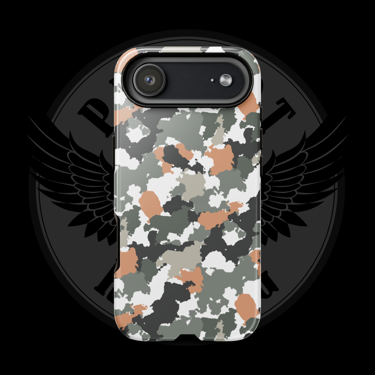 Urban Defender Tactical Camo iPhone Case – Dual-Layer Protection with Free Shipping