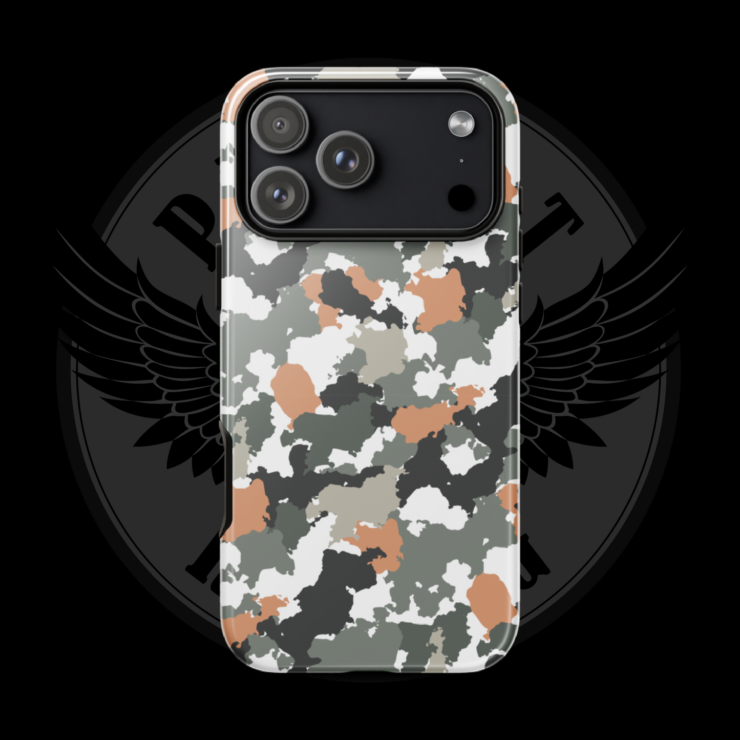 Urban Defender Tactical Camo iPhone Case – Dual-Layer Protection with Free Shipping