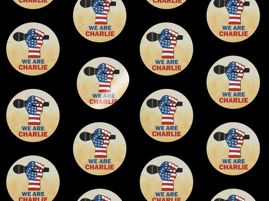We Are Charlie Stickers