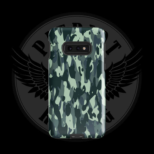 Midnight Stealth Camo Samsung Case – Tactical Dual-Layer Protection with Free Shipping