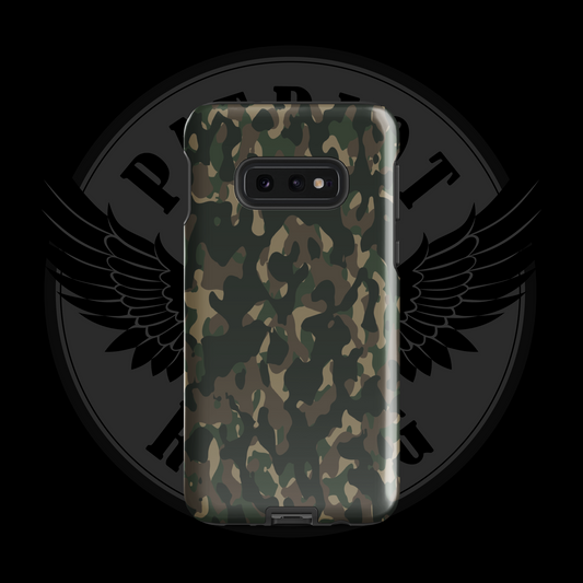 Frontline Forest Camo Samsung Case – Durable Dual-Layer Protection with Free Shipping
