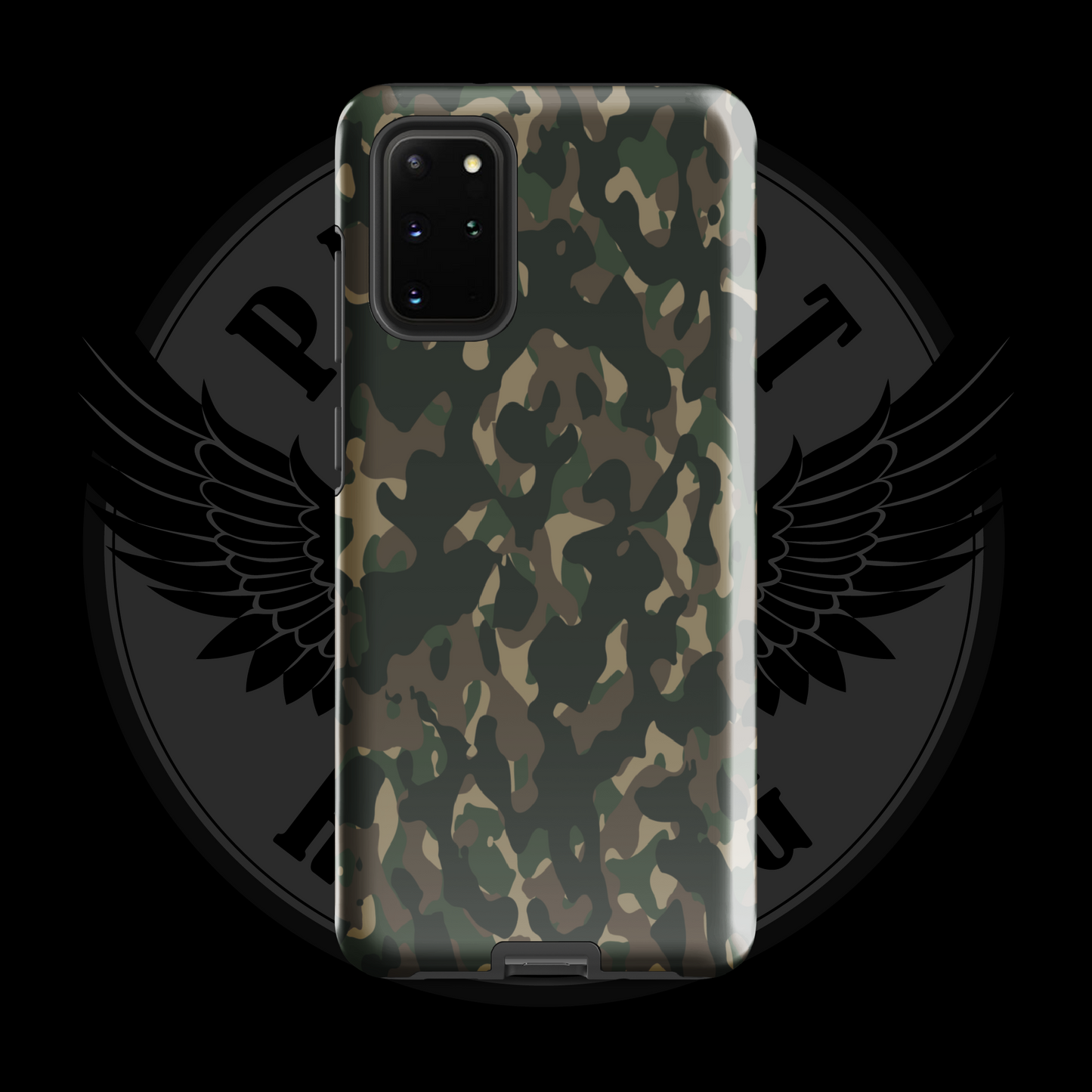 Frontline Forest Camo Samsung Case – Durable Dual-Layer Protection with Free Shipping