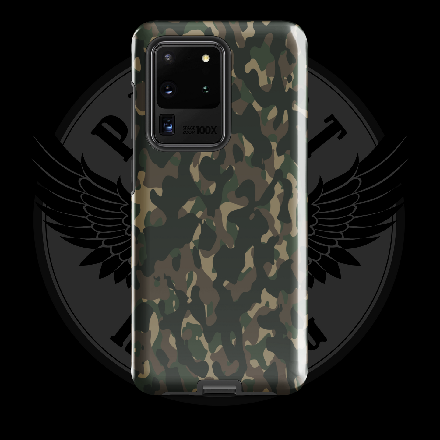 Frontline Forest Camo Samsung Case – Durable Dual-Layer Protection with Free Shipping