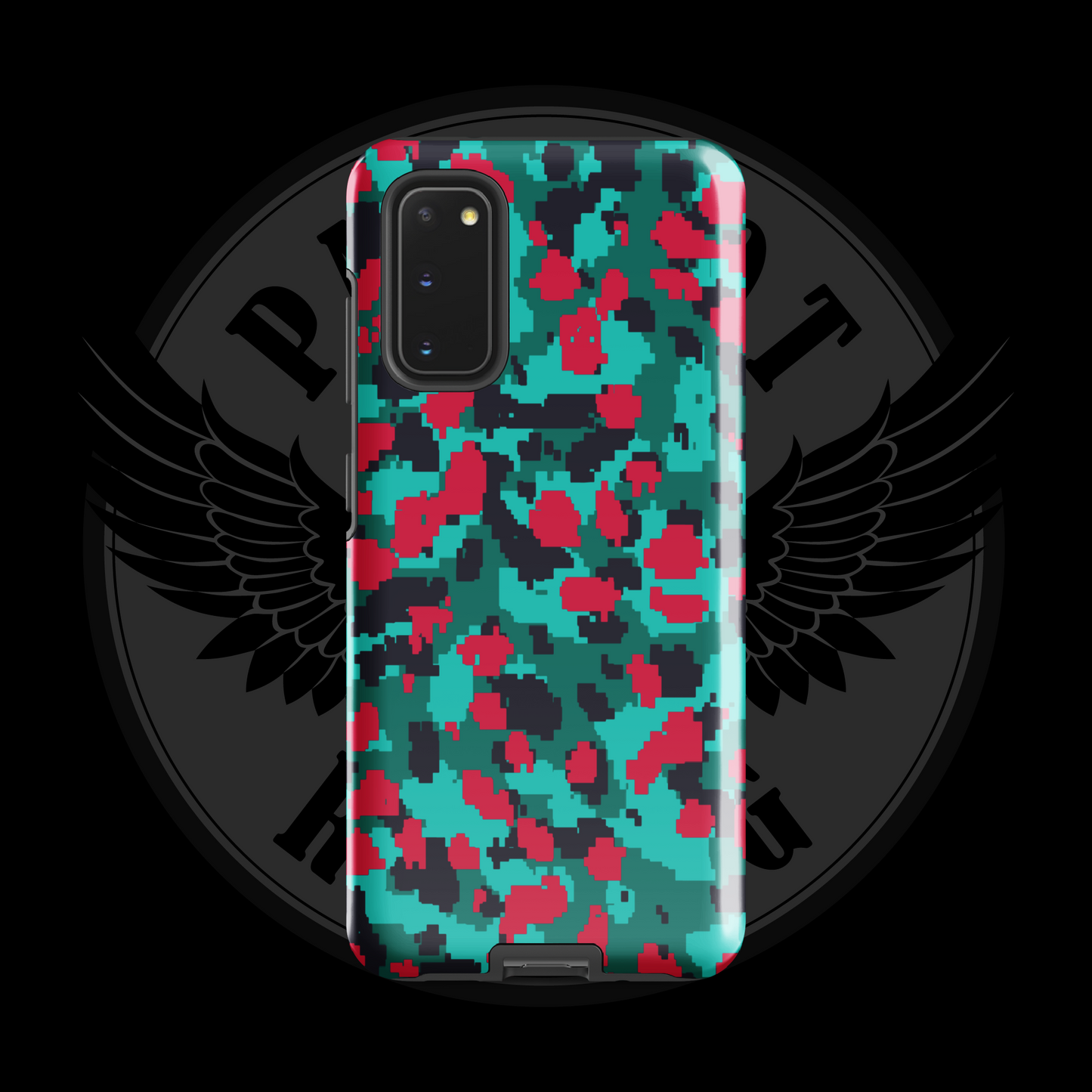 Patriot Storm Camo Samsung Case – Rugged Dual-Layer Protection with Free Shipping