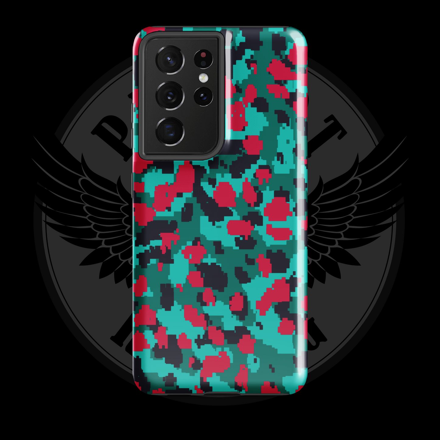 Patriot Storm Camo Samsung Case – Rugged Dual-Layer Protection with Free Shipping