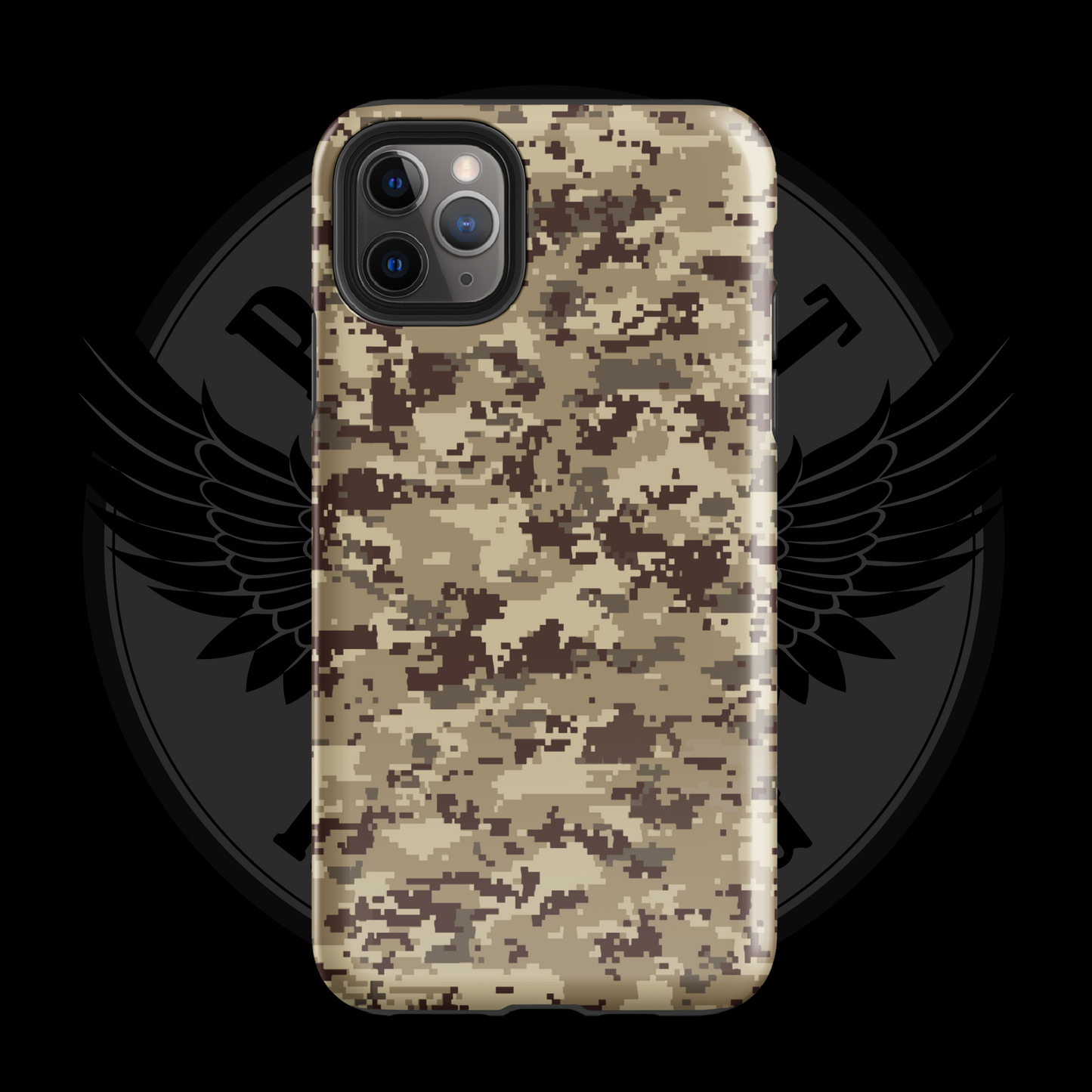 Desert Patriot Camo iPhone Case – Sand-Tone Tactical Protection with Free Shipping