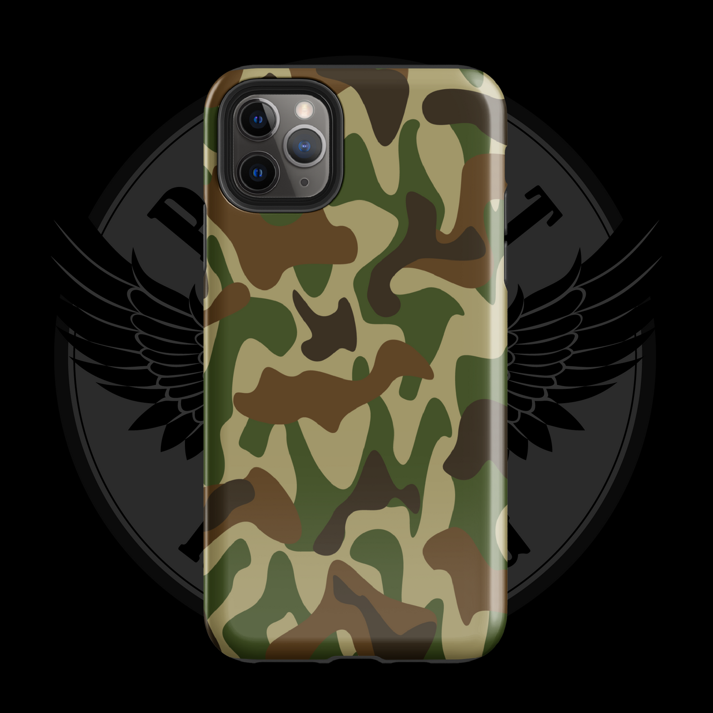 Heritage Hunter Camo iPhone Case – Classic Woodland Protection with Free Shipping
