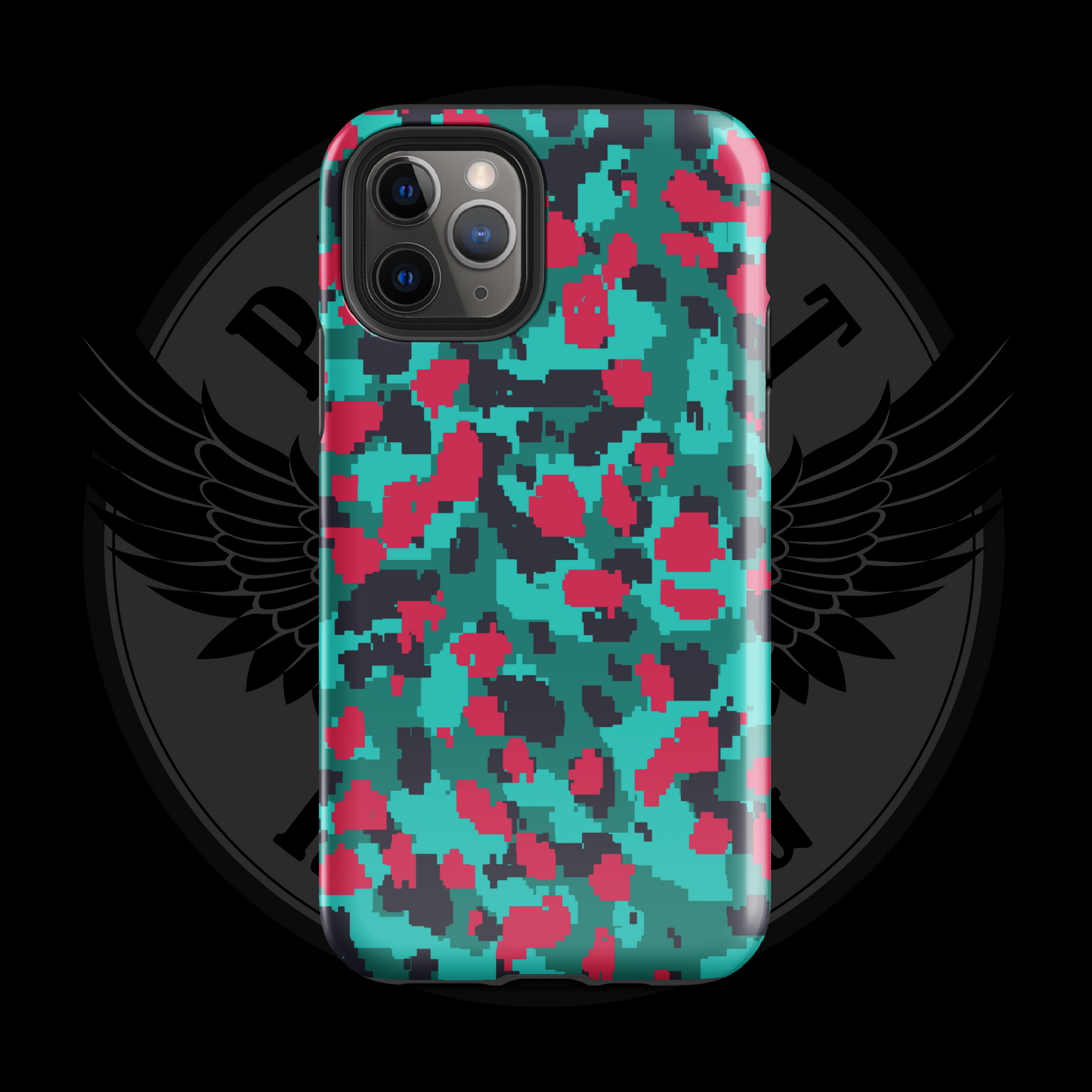 Patriot Storm iPhone Case – Tactical Digital Camo Dual-Layer Protection with Free Shipping