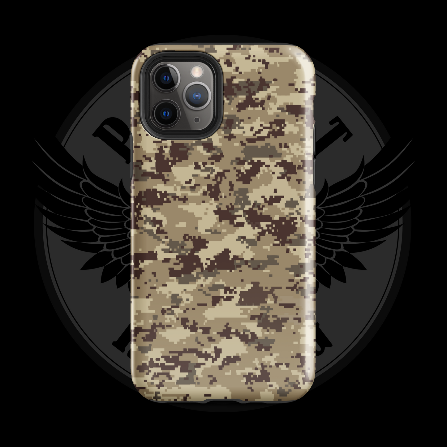 Desert Patriot Camo iPhone Case – Sand-Tone Tactical Protection with Free Shipping