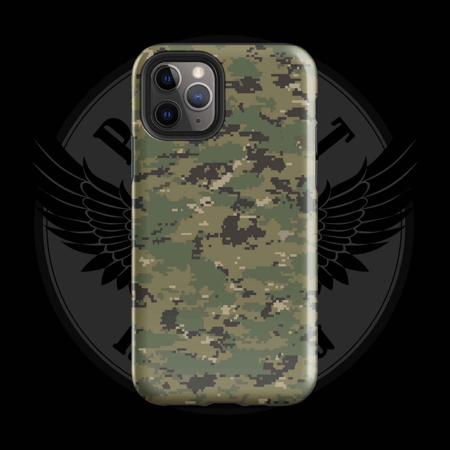 Tactical Operator Camo iPhone Case – Military-Grade Dual-Layer Protection with Free Shipping
