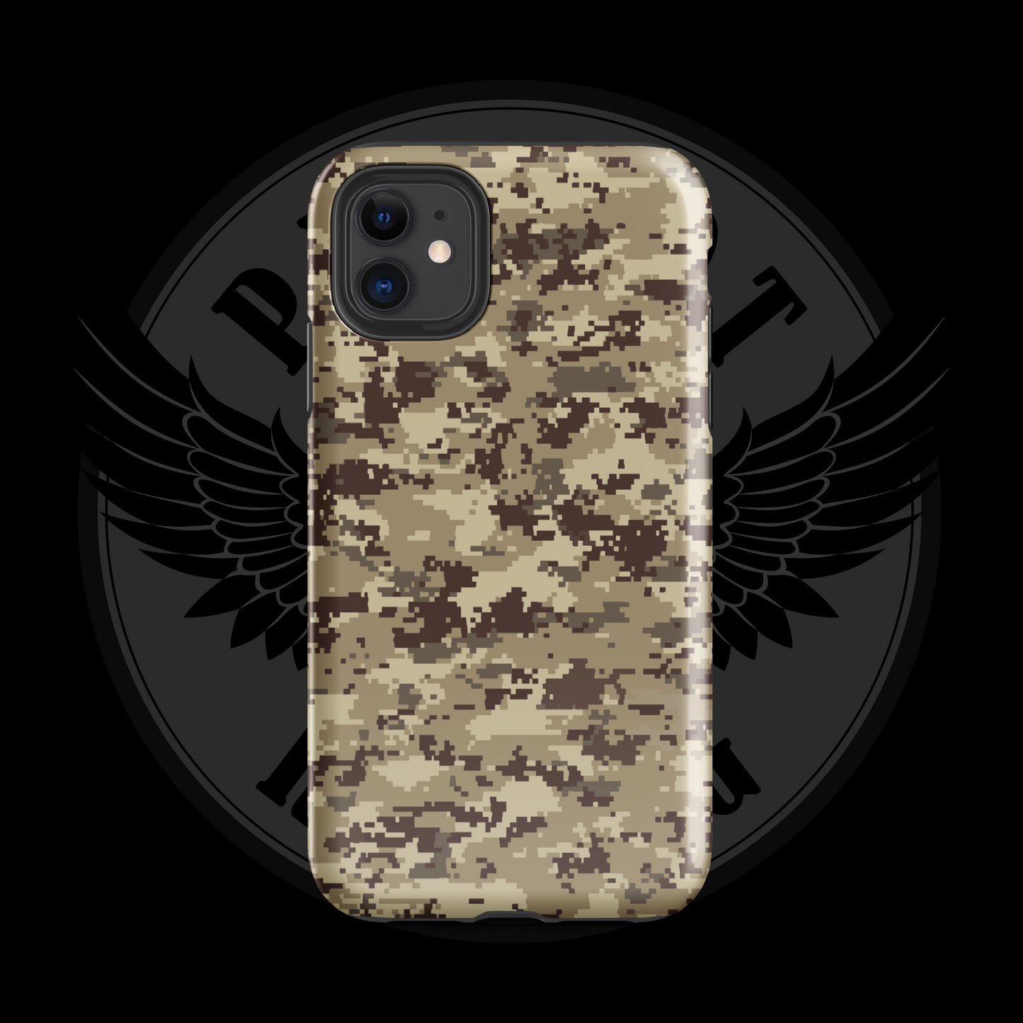 Desert Patriot Camo iPhone Case – Sand-Tone Tactical Protection with Free Shipping