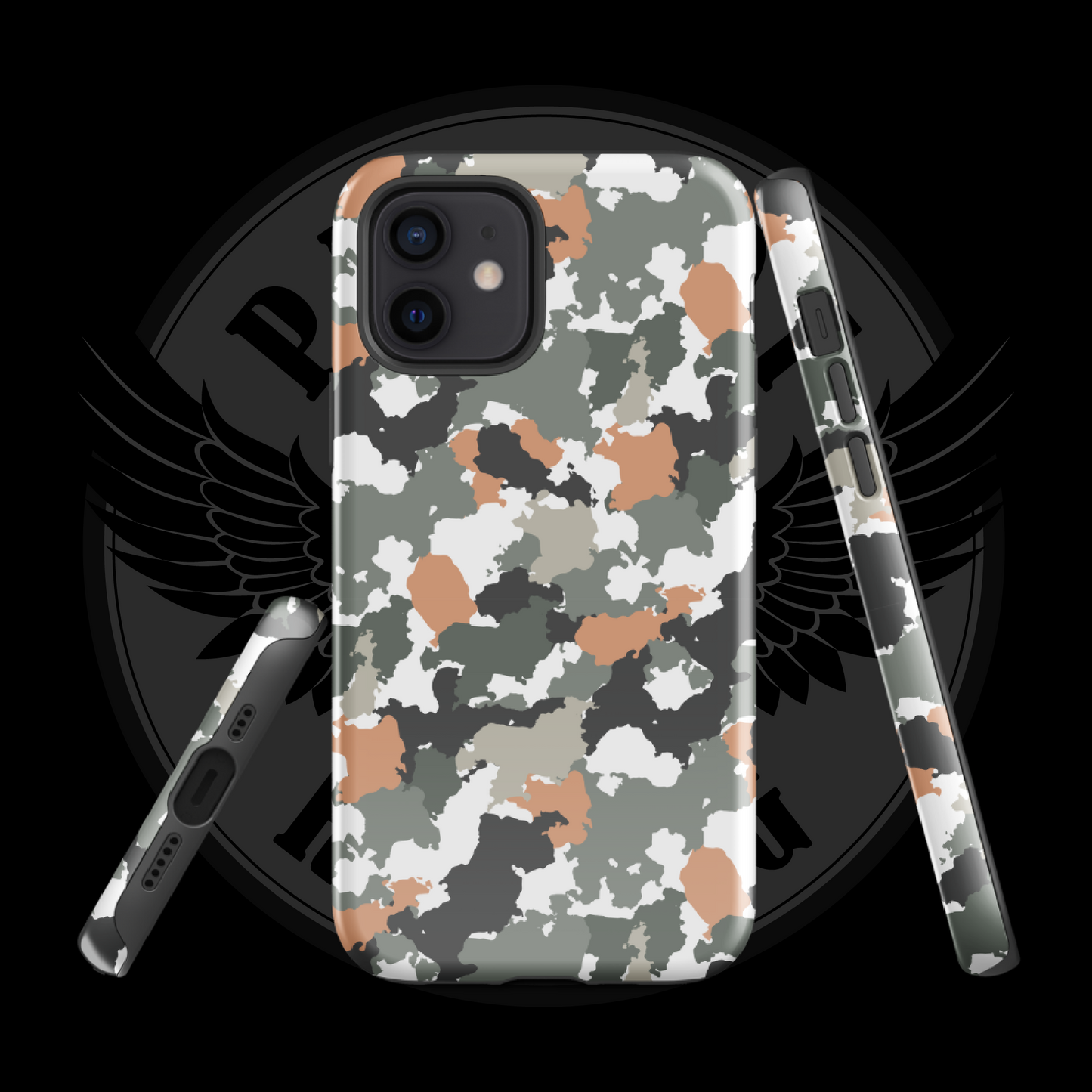 Urban Defender Tactical Camo iPhone Case – Dual-Layer Protection with Free Shipping