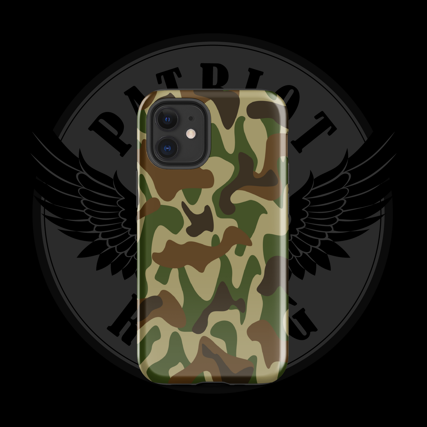 Heritage Hunter Camo iPhone Case – Classic Woodland Protection with Free Shipping