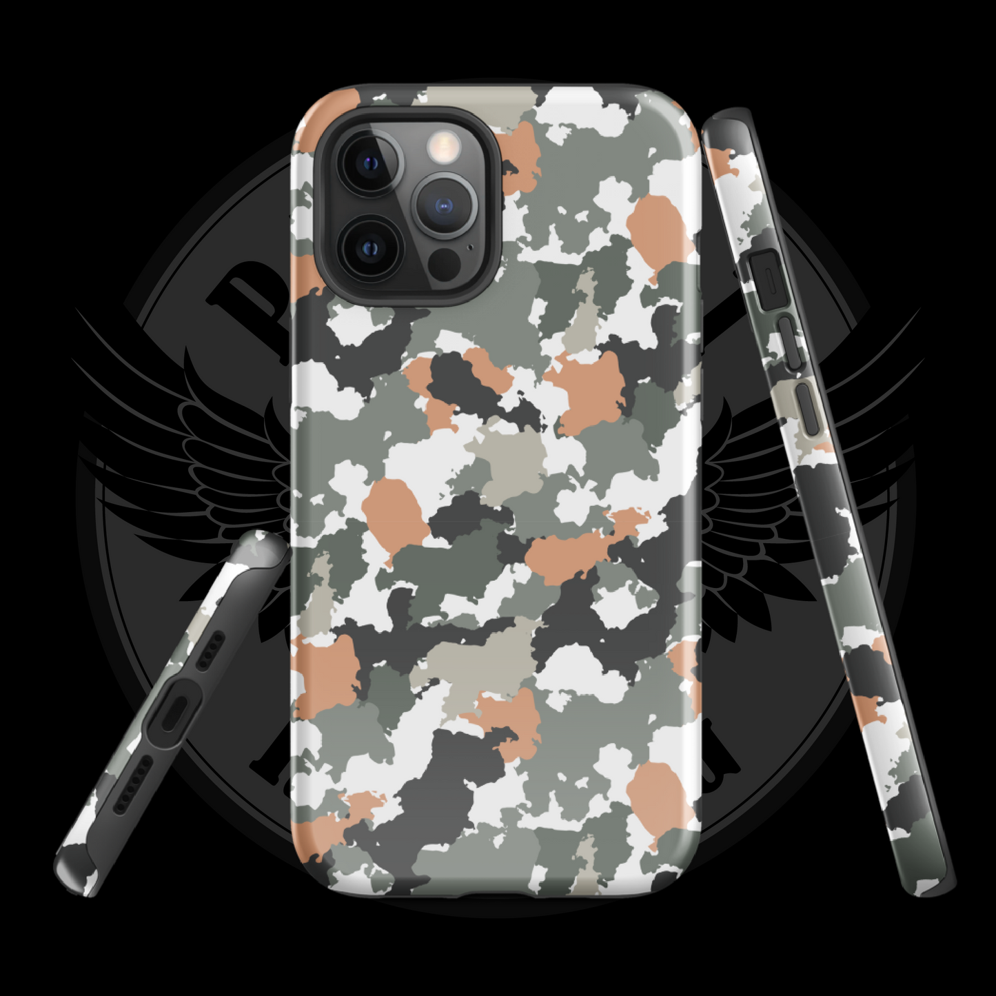 Urban Defender Tactical Camo iPhone Case – Dual-Layer Protection with Free Shipping