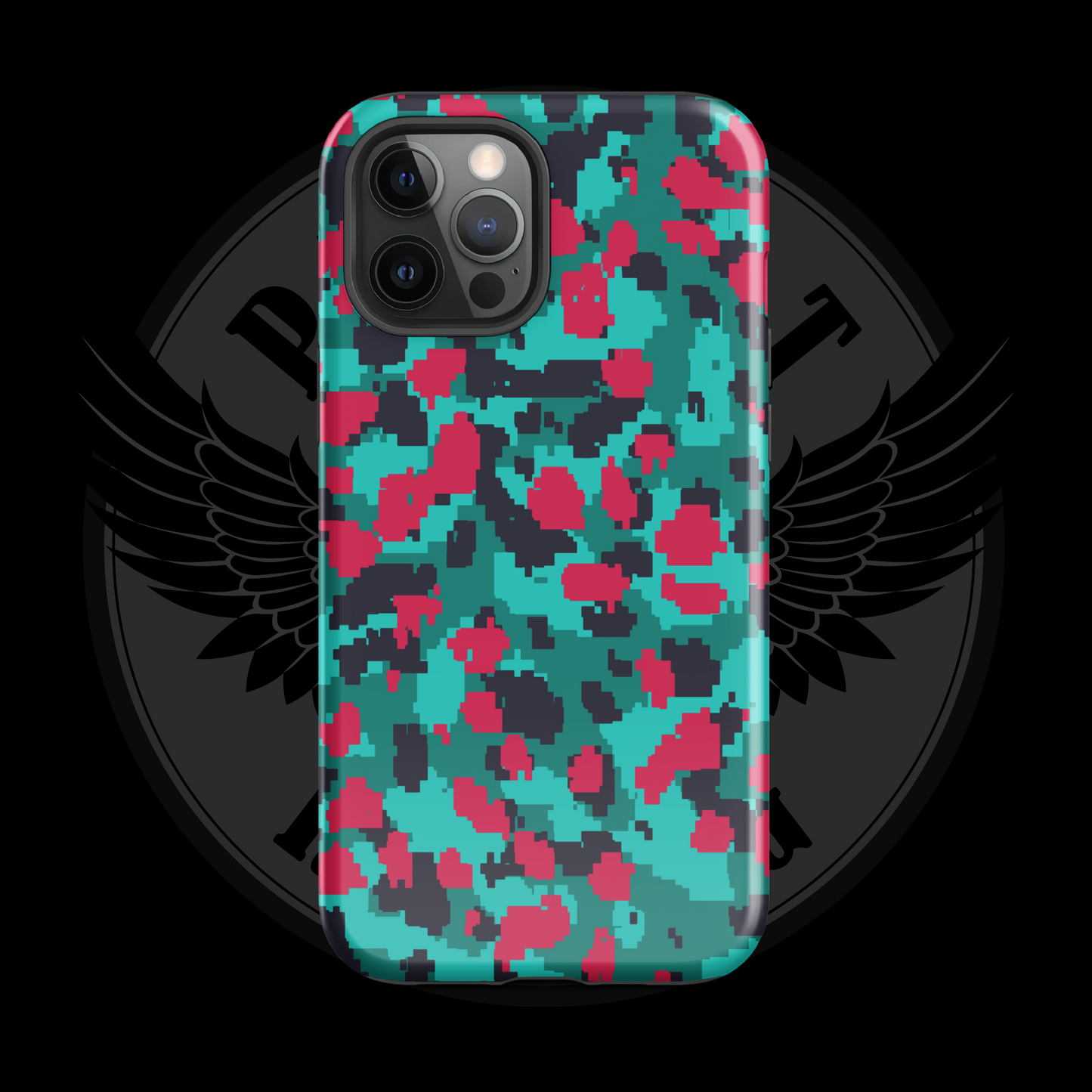 Patriot Storm iPhone Case – Tactical Digital Camo Dual-Layer Protection with Free Shipping