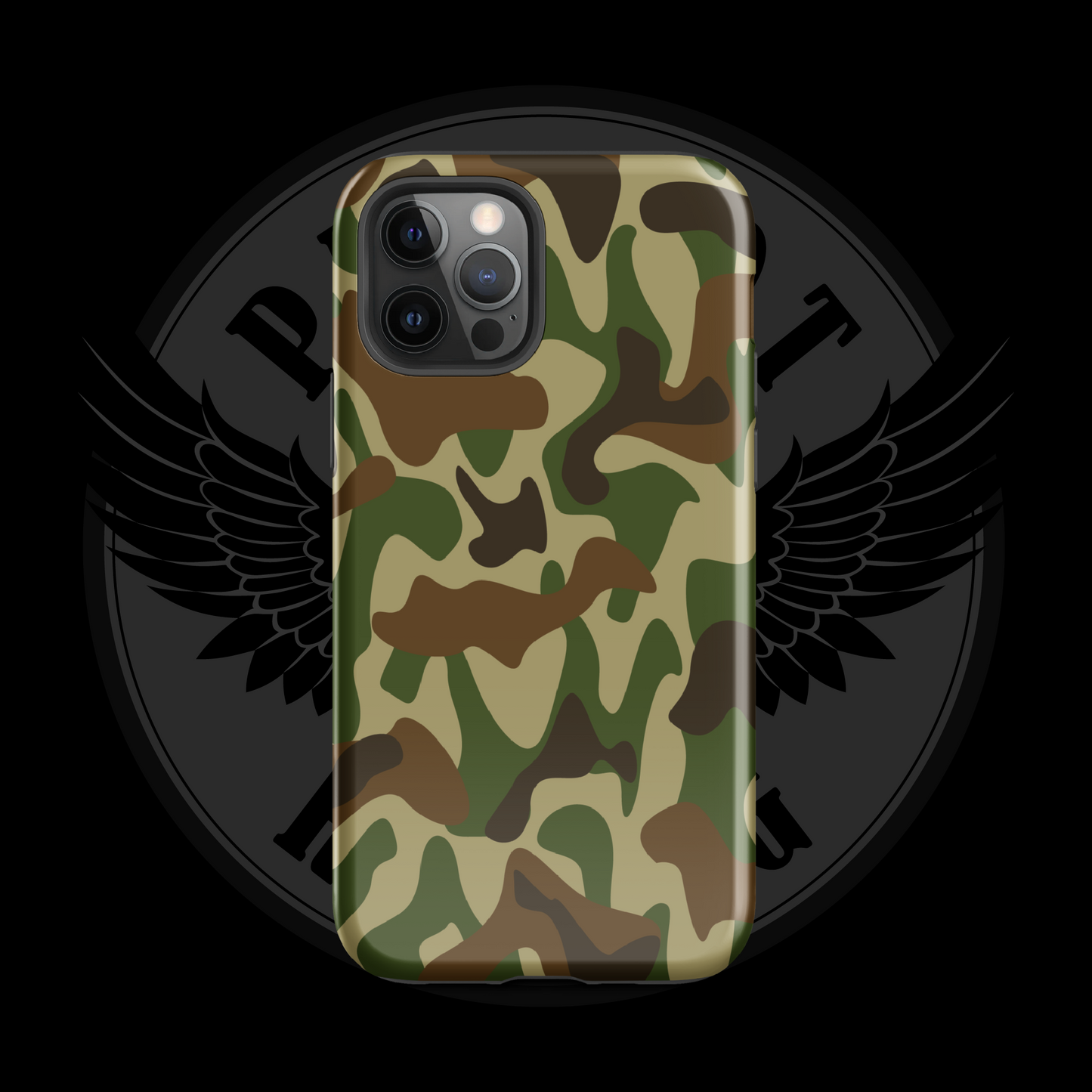 Heritage Hunter Camo iPhone Case – Classic Woodland Protection with Free Shipping