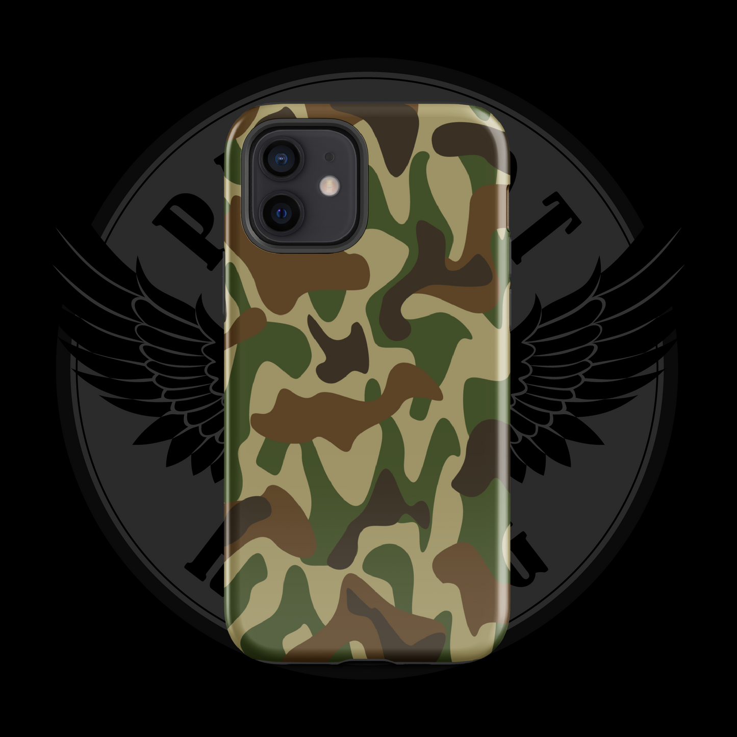 Heritage Hunter Camo iPhone Case – Classic Woodland Protection with Free Shipping