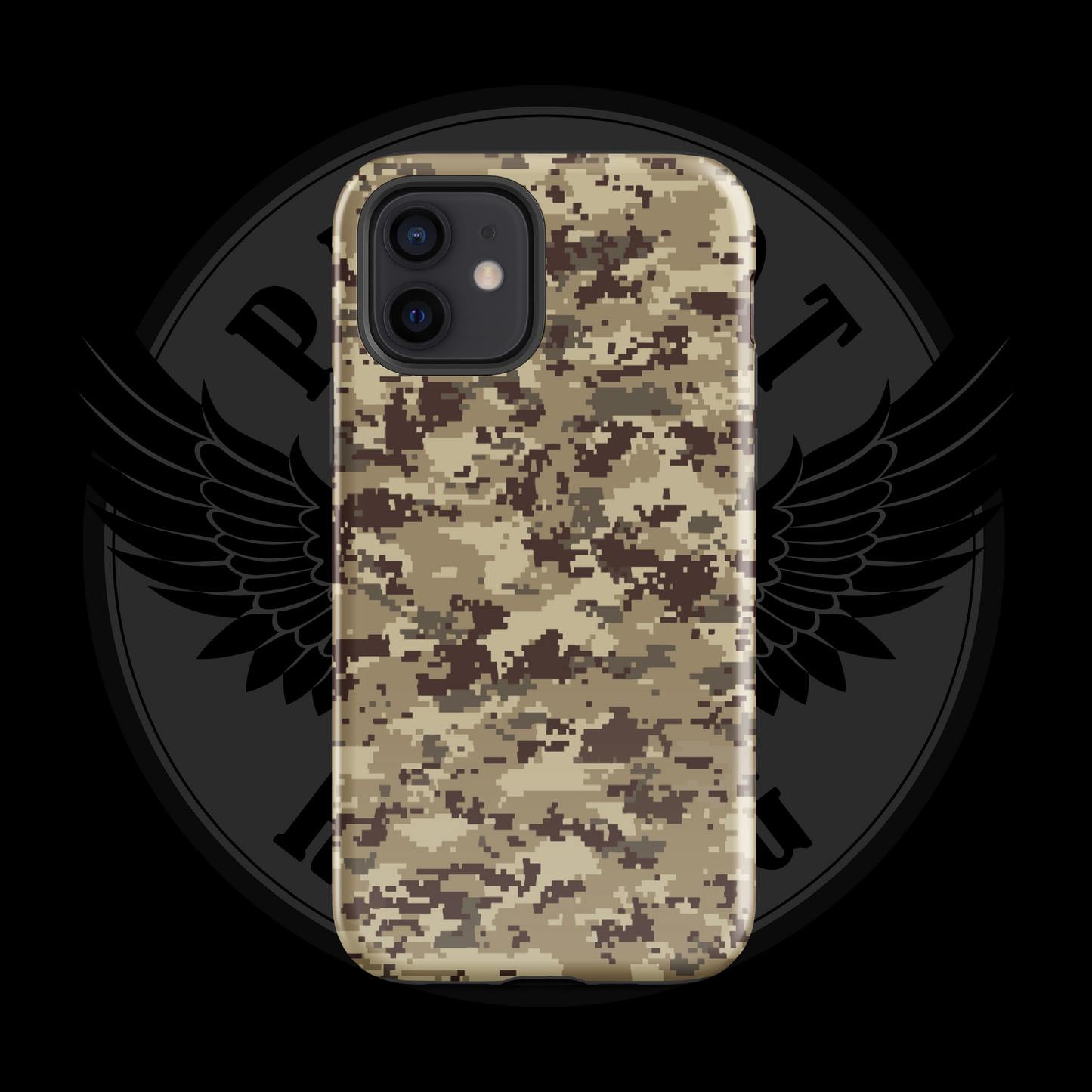 Desert Patriot Camo iPhone Case – Sand-Tone Tactical Protection with Free Shipping