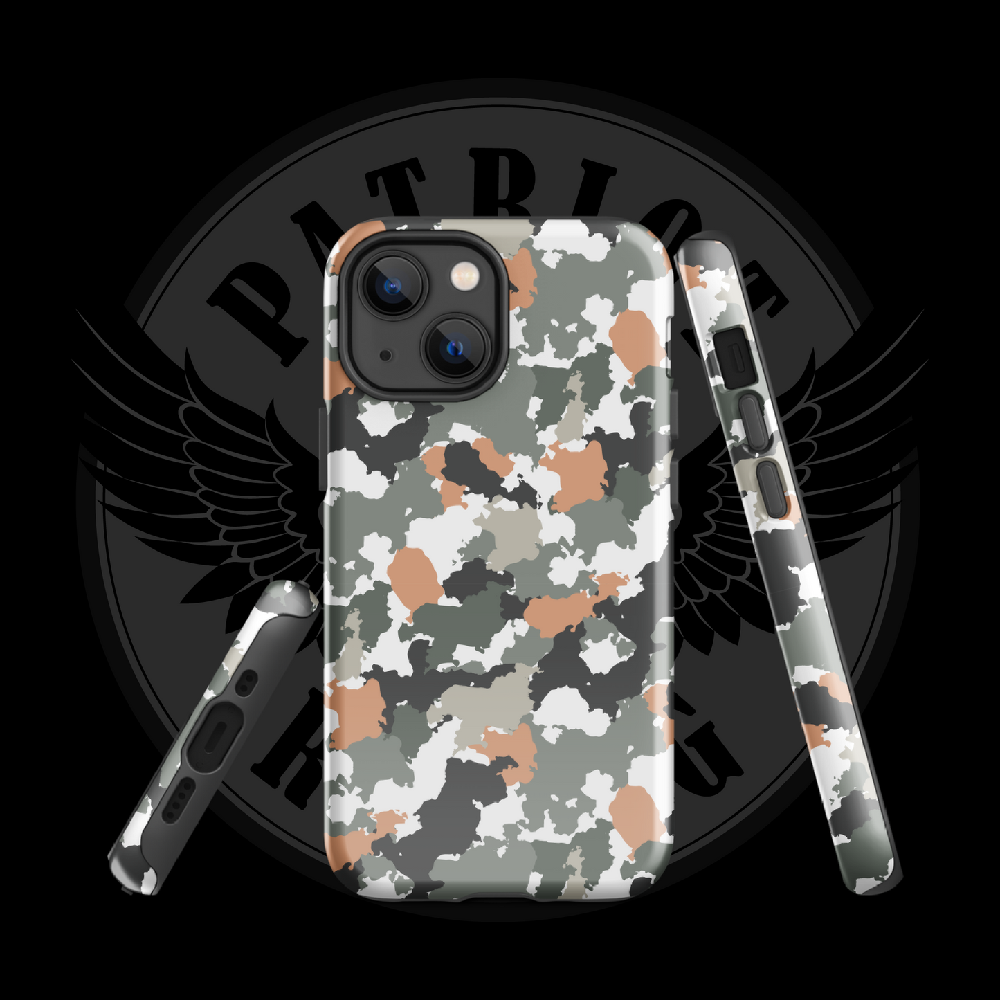 Urban Defender Tactical Camo iPhone Case – Dual-Layer Protection with Free Shipping