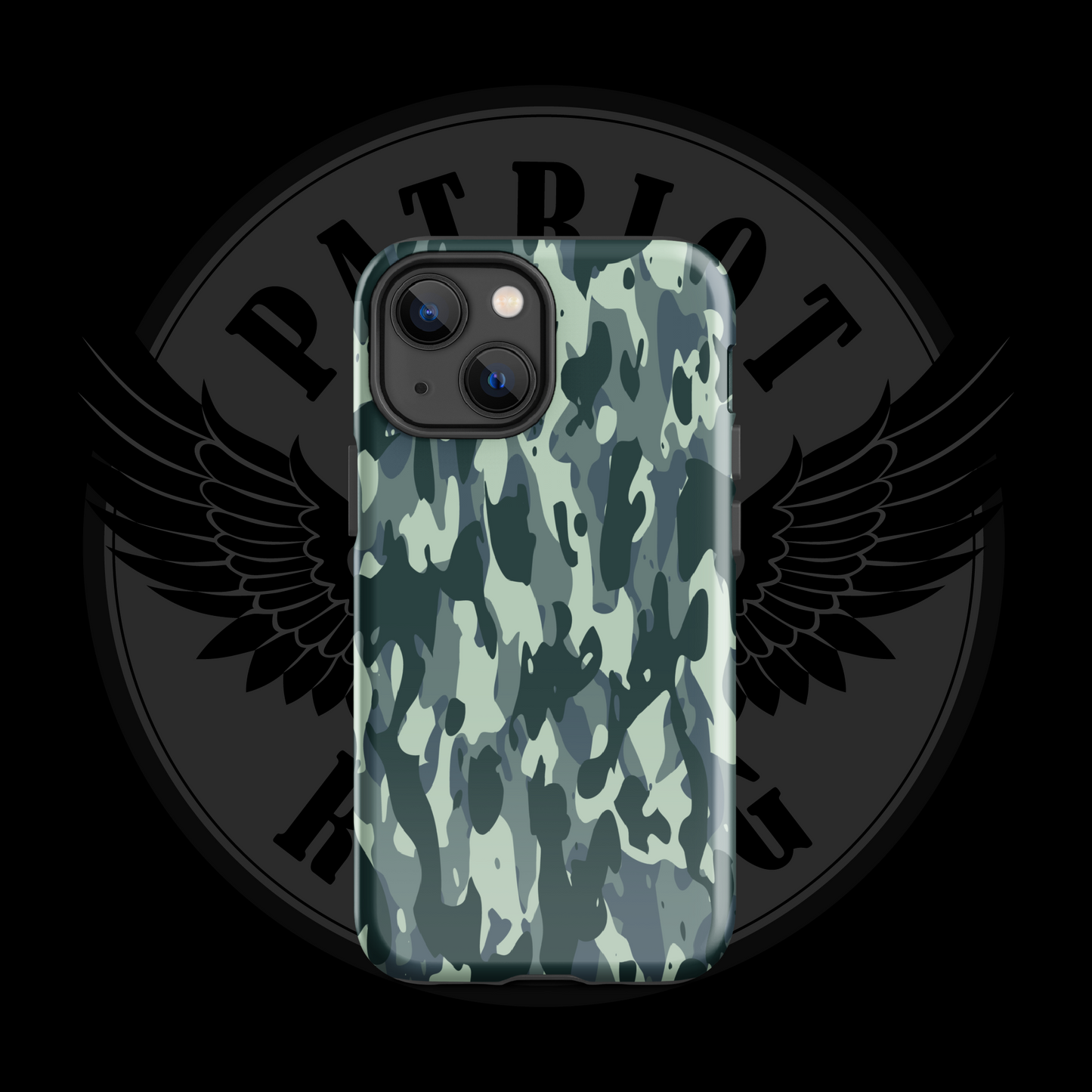 Midnight Stealth iPhone Case – Tactical Black Dual-Layer Protection with Free Shipping