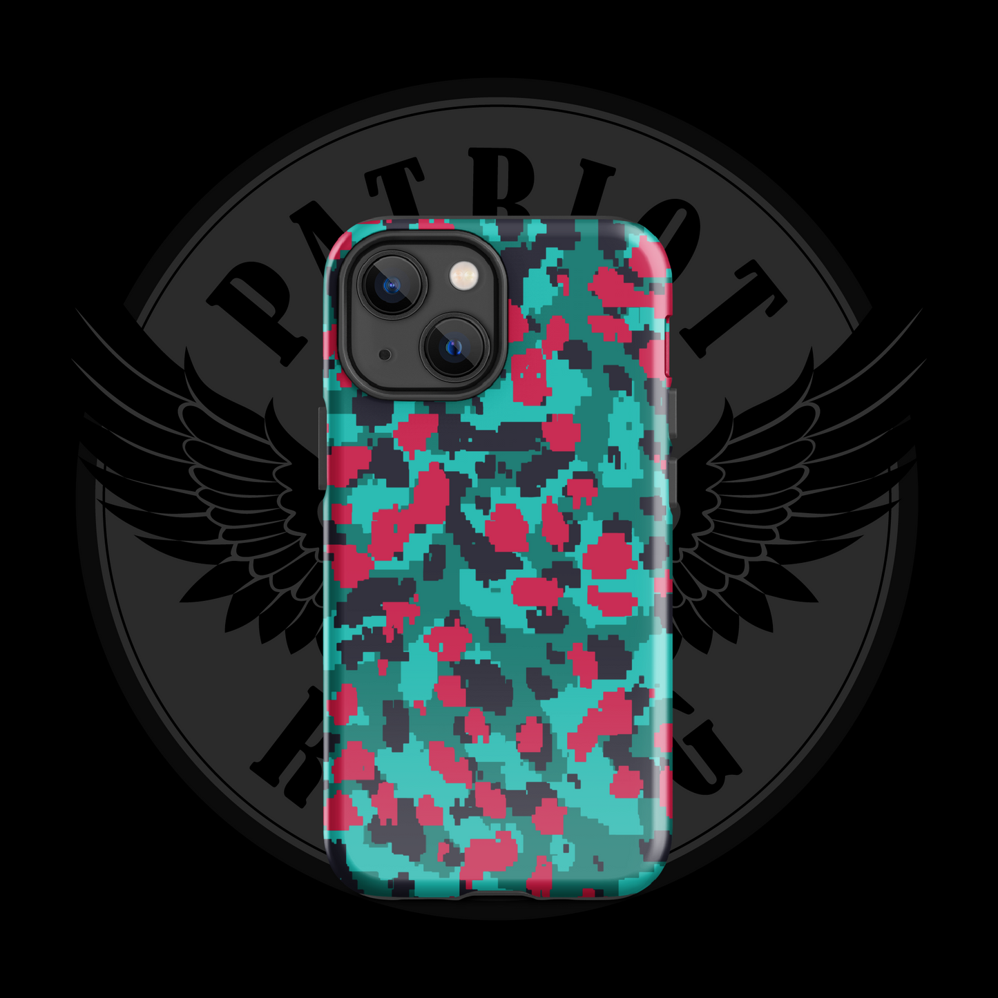 Patriot Storm iPhone Case – Tactical Digital Camo Dual-Layer Protection with Free Shipping