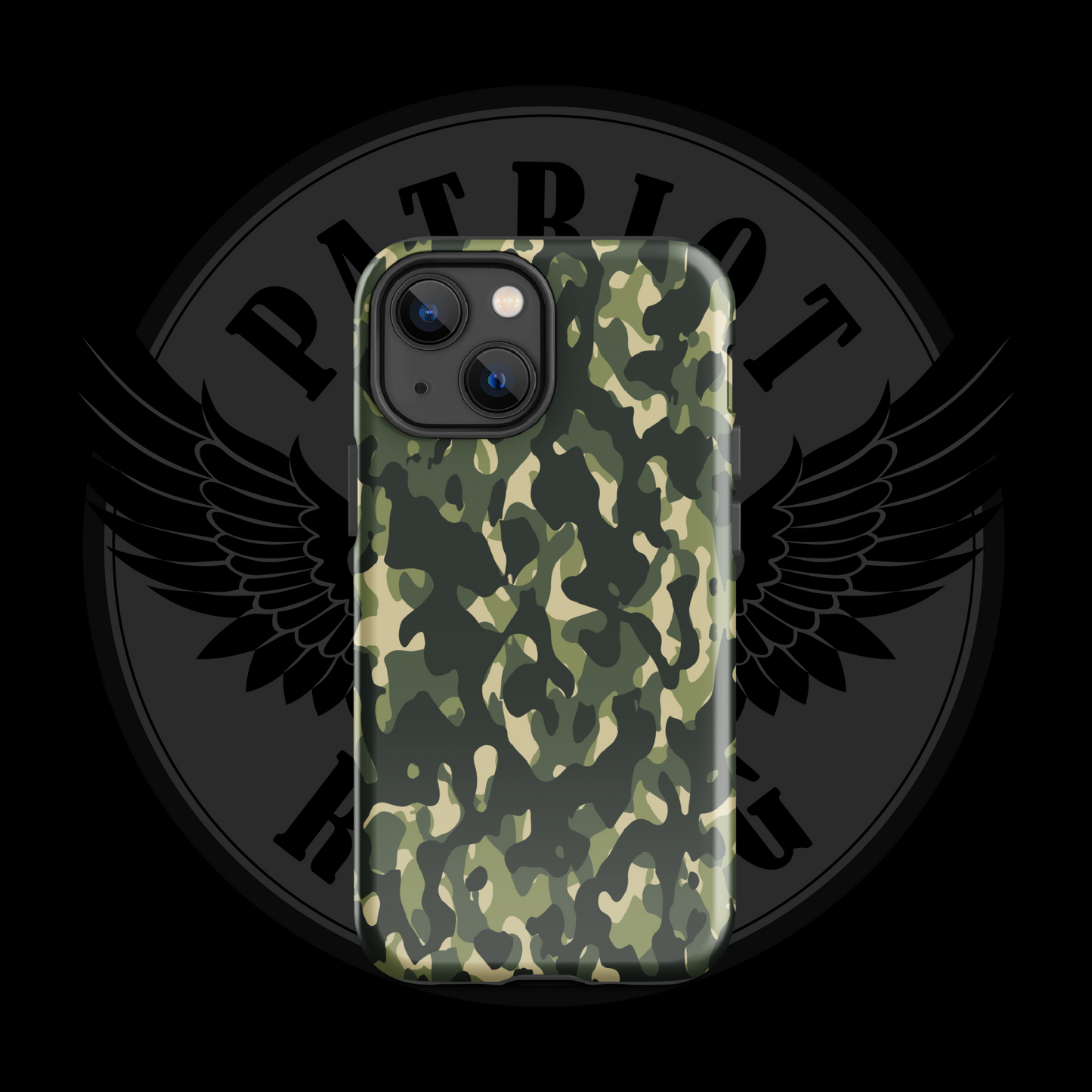 Woodland Warrior Camo iPhone Case – Classic Military Protection with Free Shipping