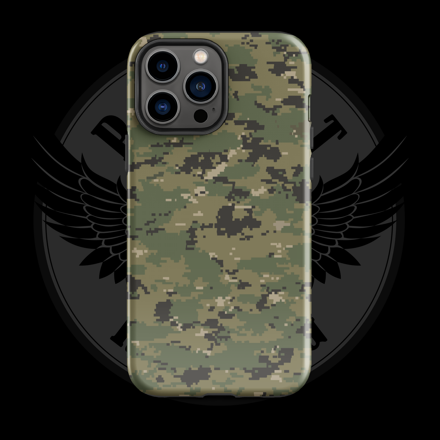 Tactical Operator Camo iPhone Case – Military-Grade Dual-Layer Protection with Free Shipping
