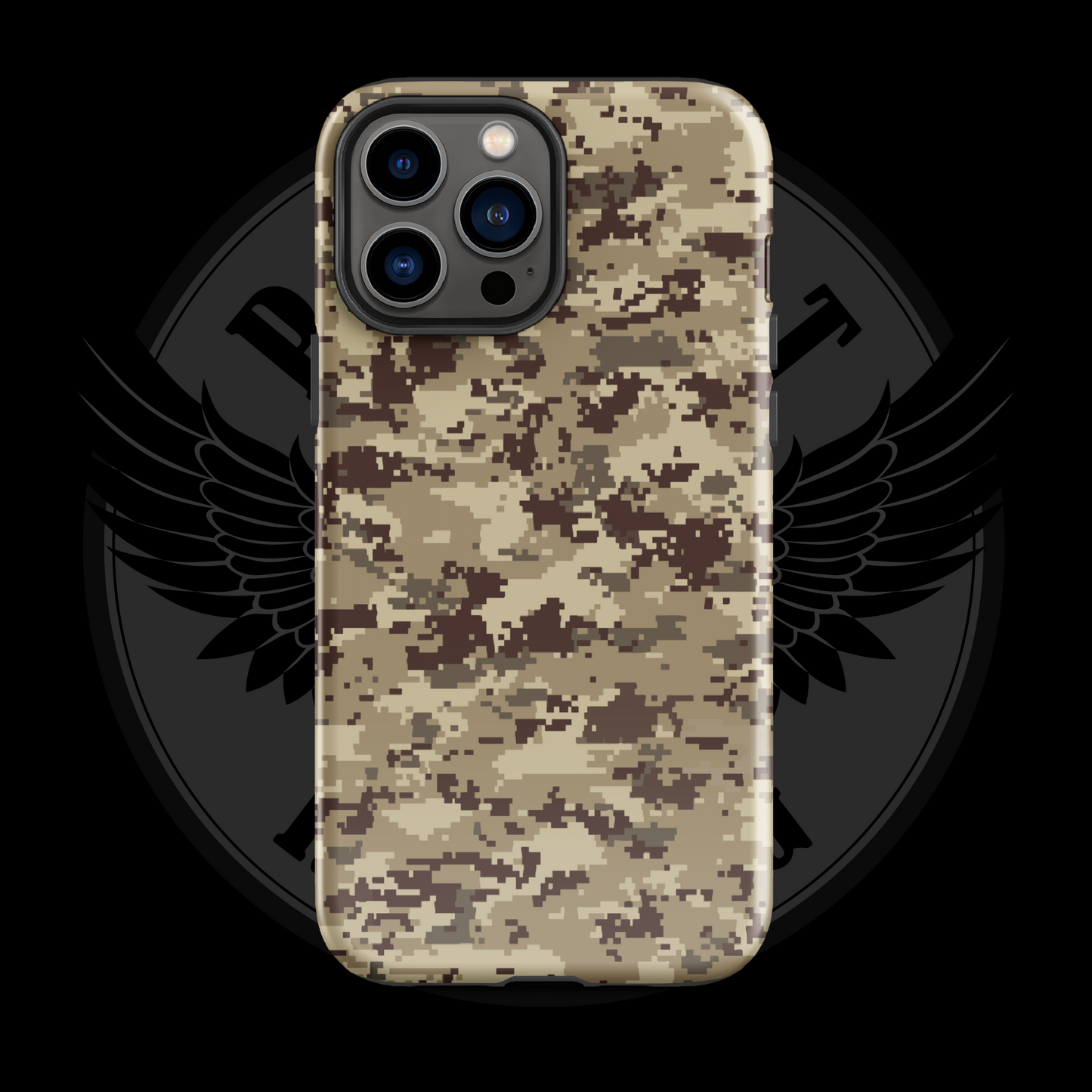 Desert Patriot Camo iPhone Case – Sand-Tone Tactical Protection with Free Shipping