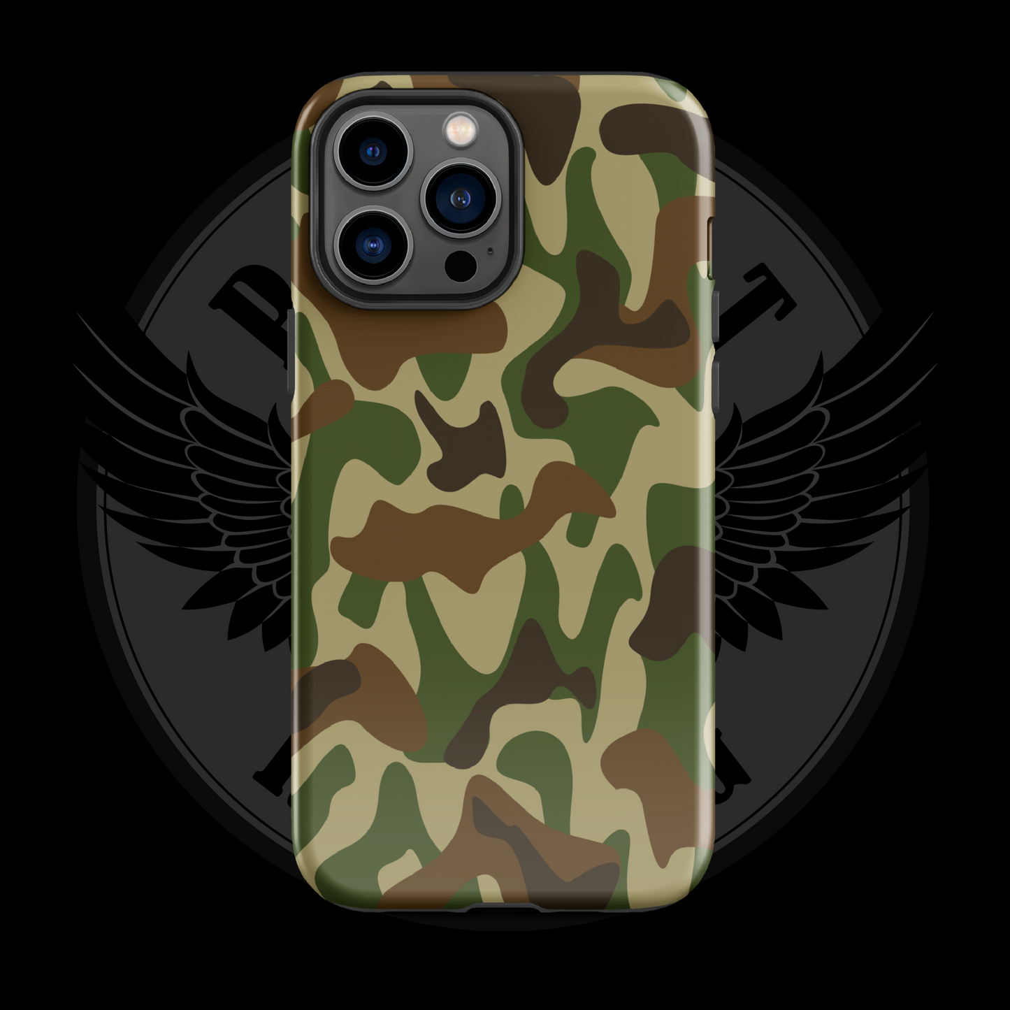 Heritage Hunter Camo iPhone Case – Classic Woodland Protection with Free Shipping