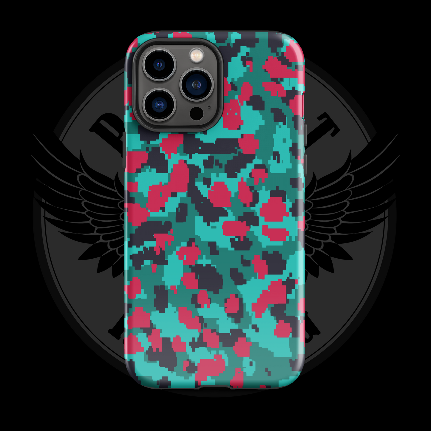 Patriot Storm iPhone Case – Tactical Digital Camo Dual-Layer Protection with Free Shipping