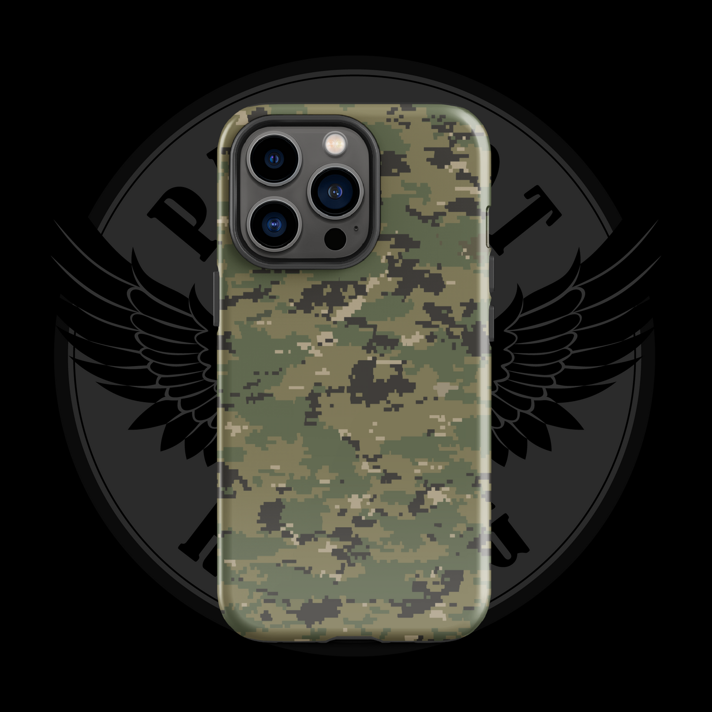Tactical Operator Camo iPhone Case – Military-Grade Dual-Layer Protection with Free Shipping