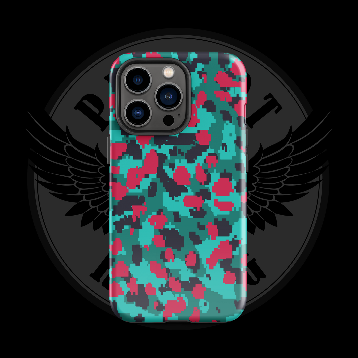 Patriot Storm iPhone Case – Tactical Digital Camo Dual-Layer Protection with Free Shipping