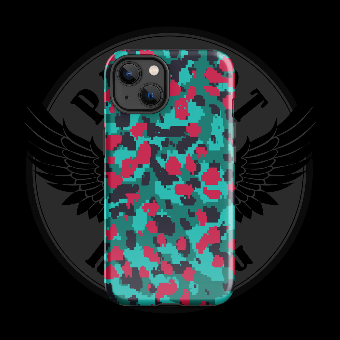 Patriot Storm iPhone Case – Tactical Digital Camo Dual-Layer Protection with Free Shipping