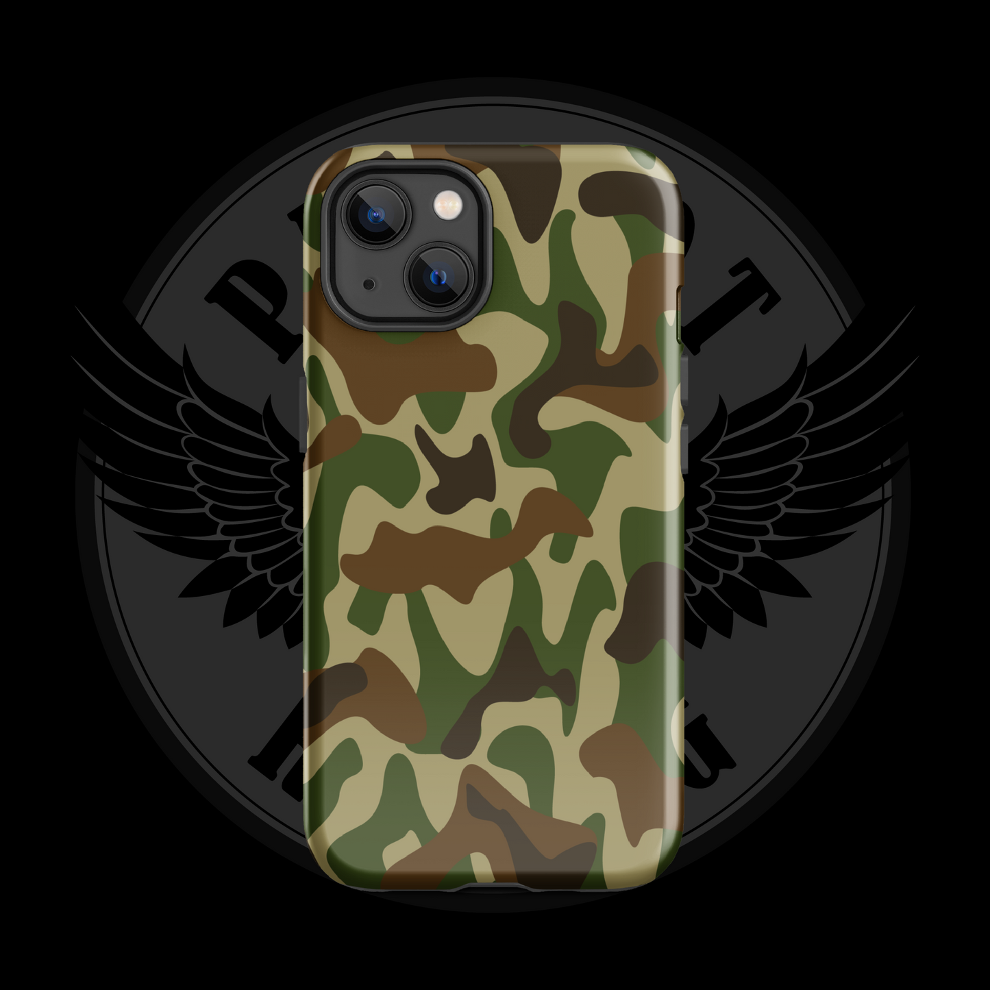 Heritage Hunter Camo iPhone Case – Classic Woodland Protection with Free Shipping
