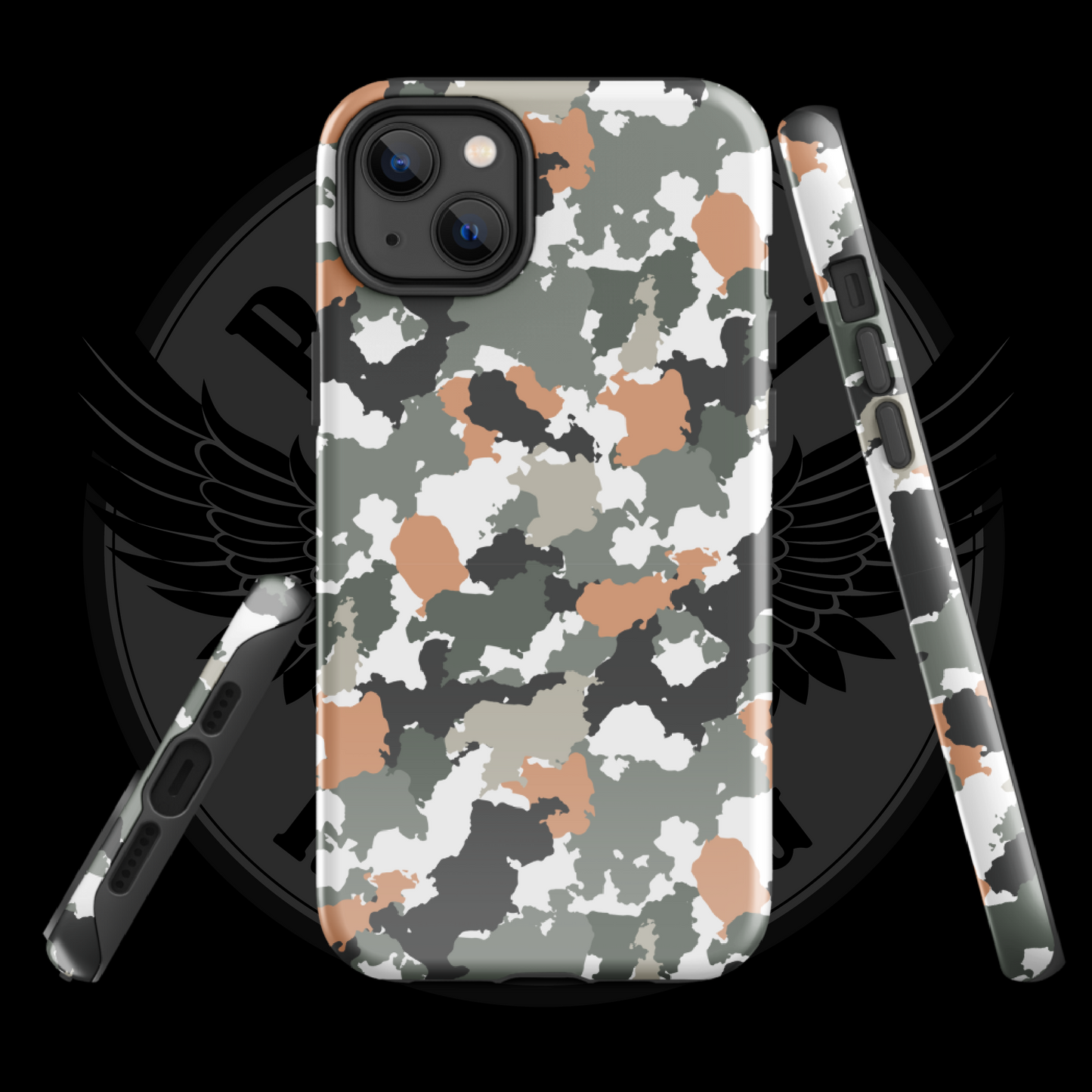 Urban Defender Tactical Camo iPhone Case – Dual-Layer Protection with Free Shipping