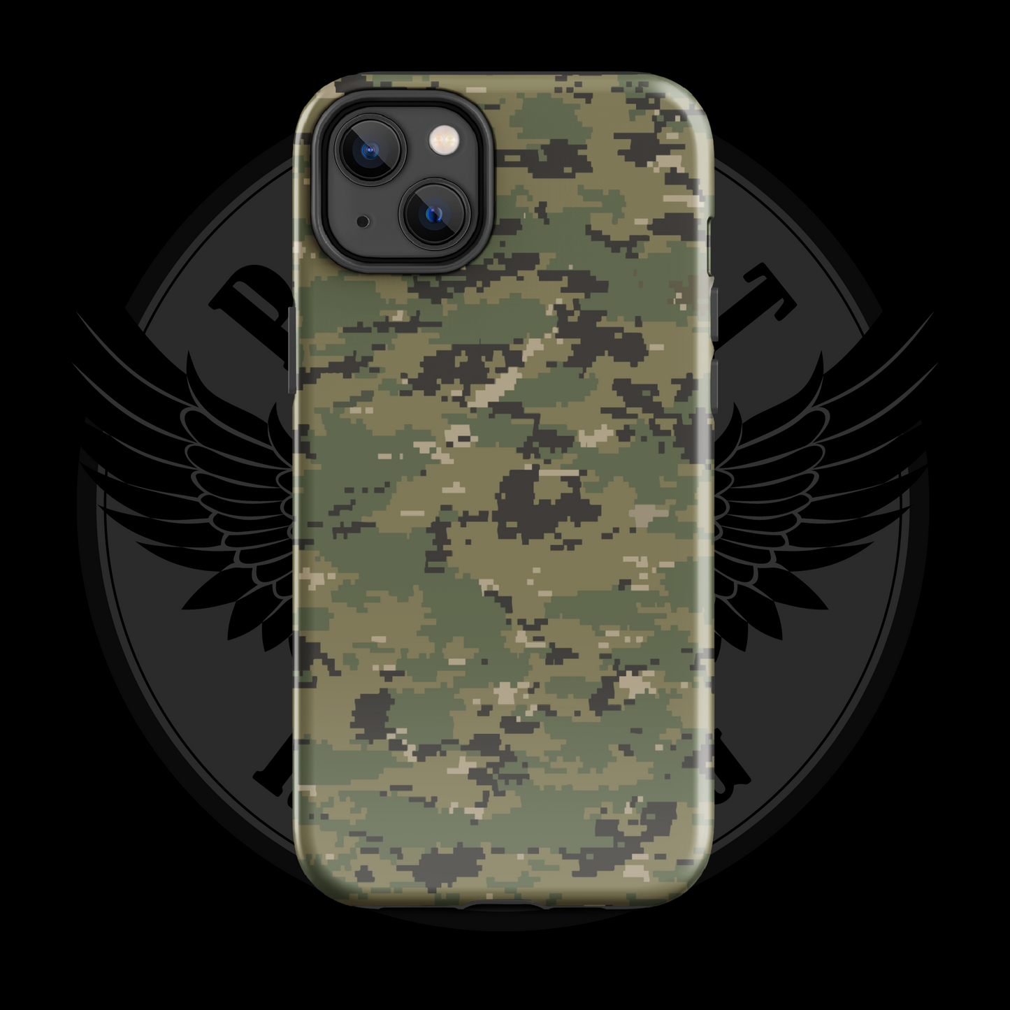 Tactical Operator Camo iPhone Case – Military-Grade Dual-Layer Protection with Free Shipping