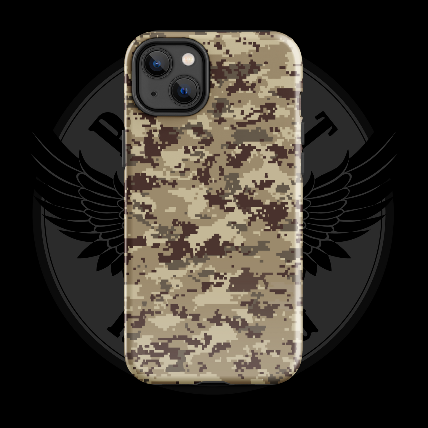 Desert Patriot Camo iPhone Case – Sand-Tone Tactical Protection with Free Shipping