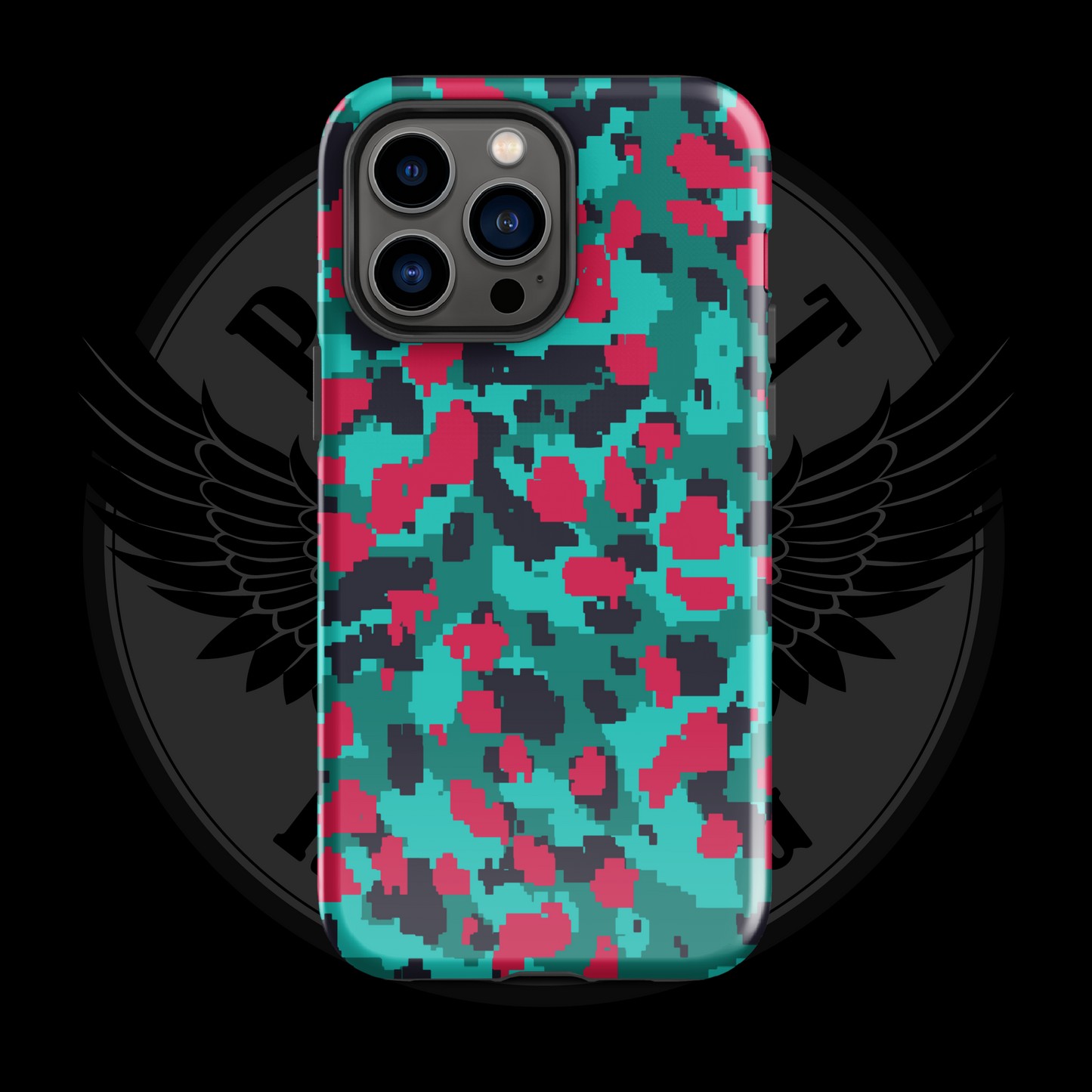 Patriot Storm iPhone Case – Tactical Digital Camo Dual-Layer Protection with Free Shipping