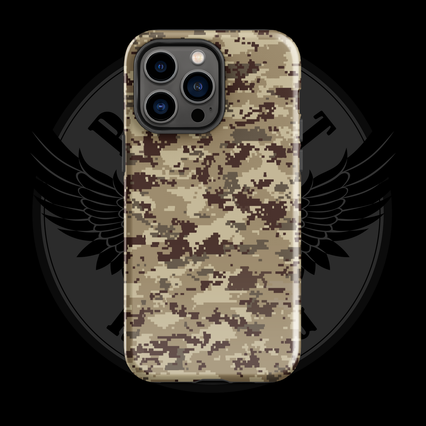 Desert Patriot Camo iPhone Case – Sand-Tone Tactical Protection with Free Shipping
