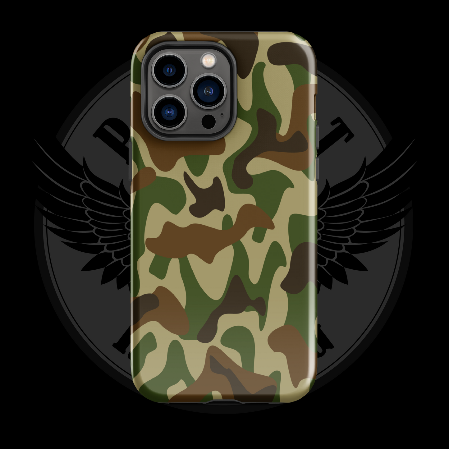 Heritage Hunter Camo iPhone Case – Classic Woodland Protection with Free Shipping